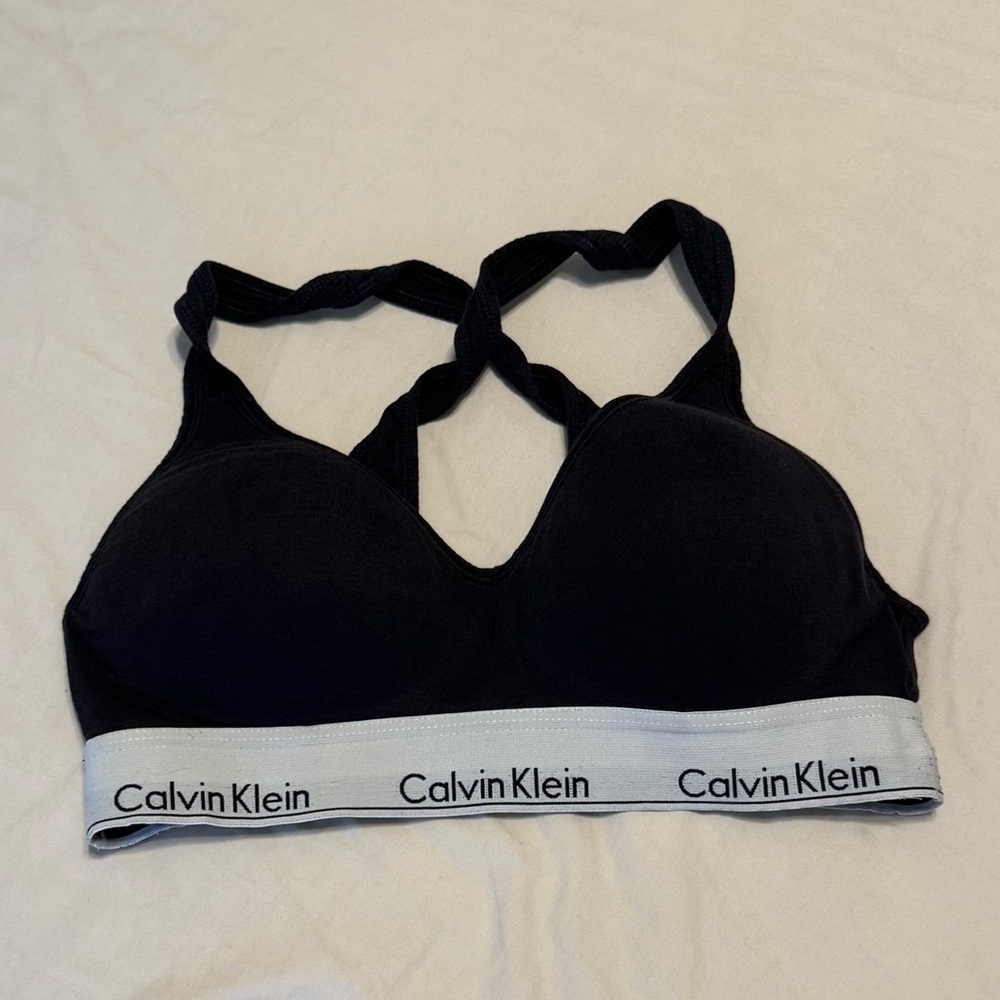 Black Calvin Klein Bra